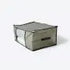 Storage Bag, Non-Woven, Zipped, Grey, 600mm x 450mm x 300mm