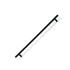 Hollow Stainless Steel Barrel Handle, Matt Black, 320mm