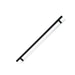 Hollow Stainless Steel Barrel Handle, Matt Black, 320mm