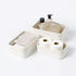 Storage Baskets, Bamboo, Ivory, 3 Pieces