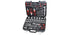 87Pc 1/4&1/2 Drive Bolt-Fit Socket & Tool Set AMPRO T52781