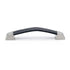 Leather Handle, Black/Satin Nickel, 128mm