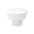 Cone Knob, Plastic, White, 40mm