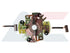 Carbon Brush Holder 12V Flexible Shaft Starter Motor EF Type (BHS1004)
