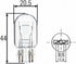 Hella Bulb W/B W21/5W 12V (8Gd-178560-171)