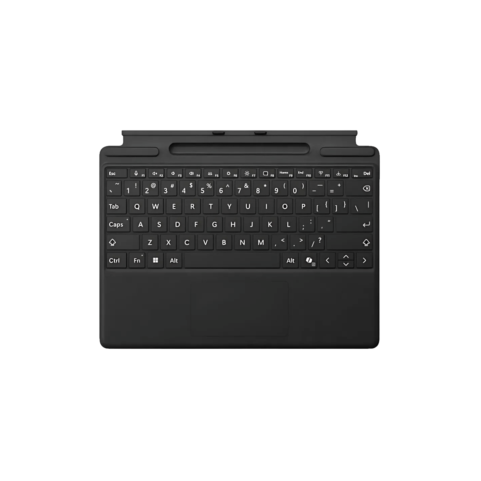 GUNMANSA Microsoft Surface Pro Type Cover with Pen Storage Black - No Pen included