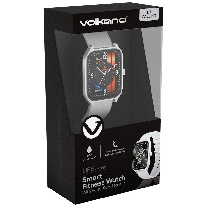 Volkano Life Series Smart Watches - Silver