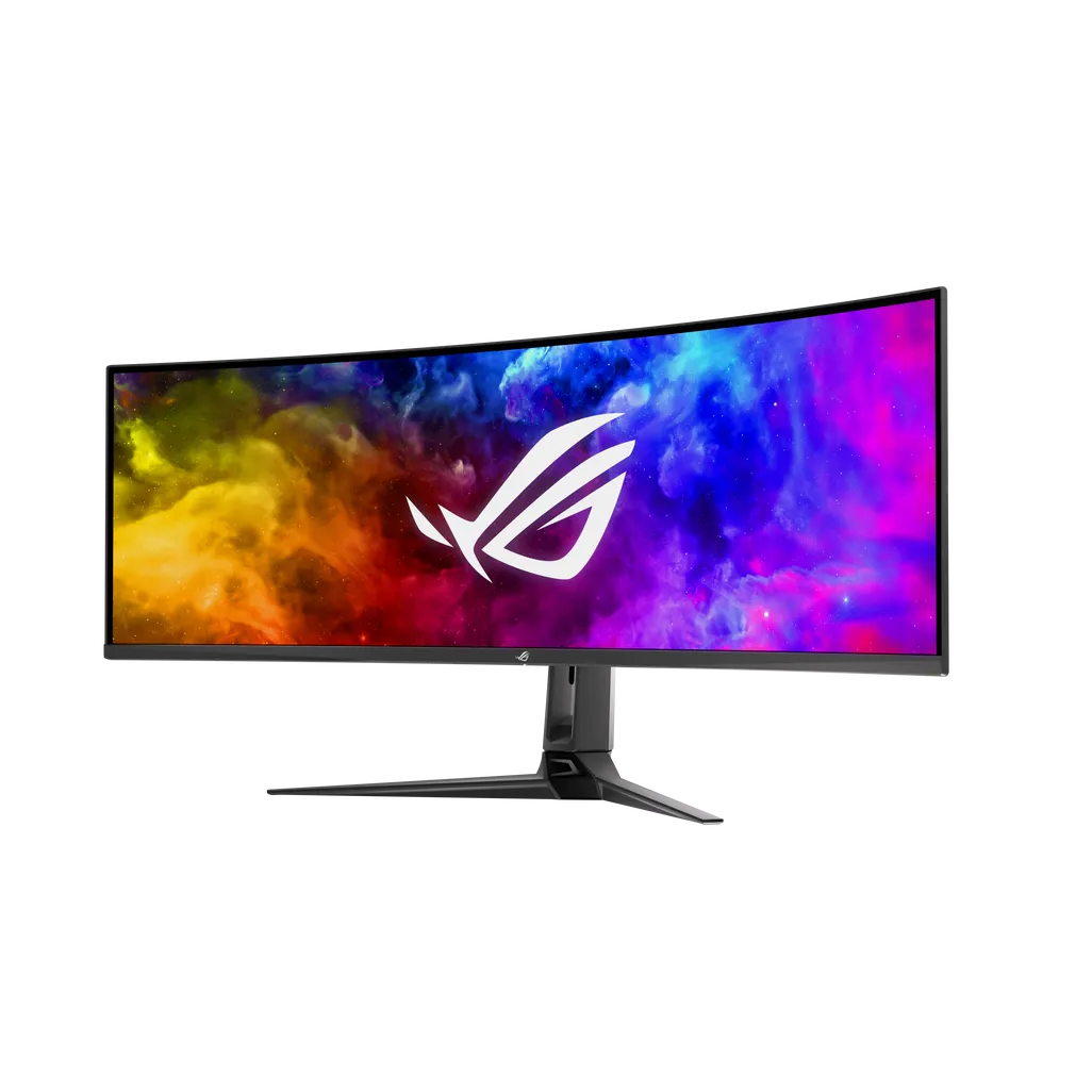 ASUS ROG Swift 49” Curved QD-OLED Gaming Monitor (PG49WCD)|Dual QHD 32:9 (5120x1440); 144Hz 0.03ms|G-SYNC Compatible|Smart-KVM|9