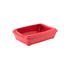 Moderna Arist-O-Tray With Rim Medium Cat Litter Tray - Spicy Coral