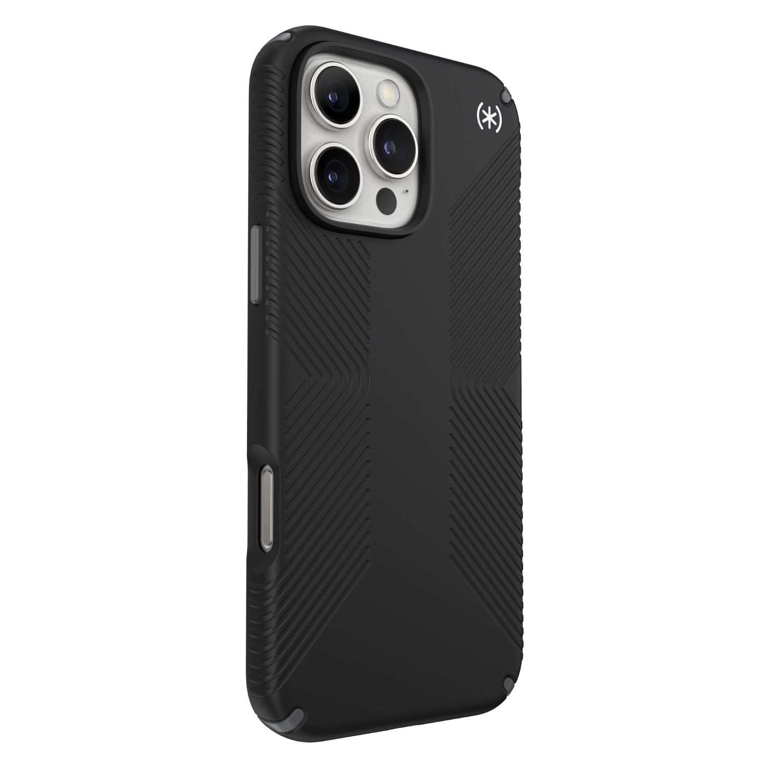 Speck Presidio2 Grip Case - Apple iPhone 16 Pro Max - Black & Slate Grey