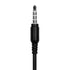 Port Stereo Headset with Mic with 1.2m Cable|1 x 3.5mm|Volume Controller - Black