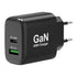 Port Connect 65W GaN Type-C and USB-A Fast Charger