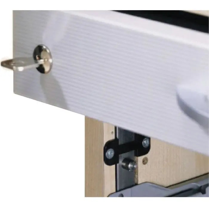 Central Lock, 610mm, Aluminium/Steel