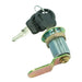 Cam Lock, Offset, 30mm, Key Alike, Chrome Plated, 002 Red