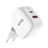 Snug USB/Type-C Wall Charger 35W with Type-C Cable - White