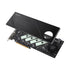 Hyper M.2 x16 Gen5 Card (PCIe 5.0/4.0) supports up to four NVMe M.2 (2242/2260/2280/22110) devices at up to 512 Gbps for RAID