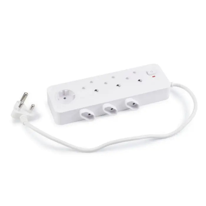 7 Way Multi-Plug, 3 x 3Pin, 3 x 2Pin, 1 x Schuko