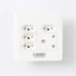 Socket, 1 x 3Pin, 4 x Euro