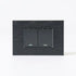 Two Lever Light Switch, Black