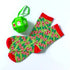 Socks in Christmas Ball, 1 Pair