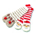 Socks, Father Christmas and Reindeer, 2 Pairs