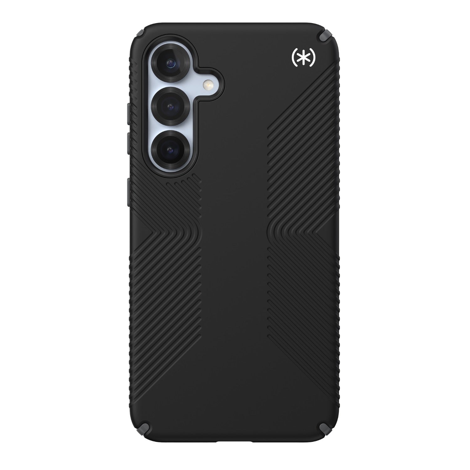 Speck Presidio2 Grip Case - Samsung Galaxy S25+ - Black & Slate Grey