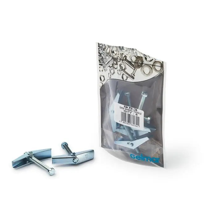 Spring Toggles, 5mm x 50mm, 6 Pieces