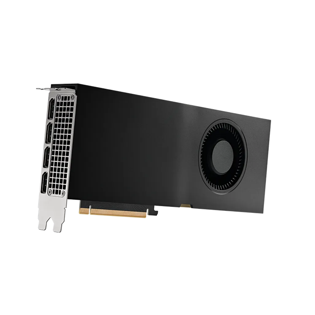 PNY NVIDIA RTX A4500 PROFESSIONAL GRAPHICS CARD. PCI-EXPRESS x16 Gen 4.0; 20 GB GDDR6 ECC 320-bit; 4x DP 1.4a; Nvlink Support; H