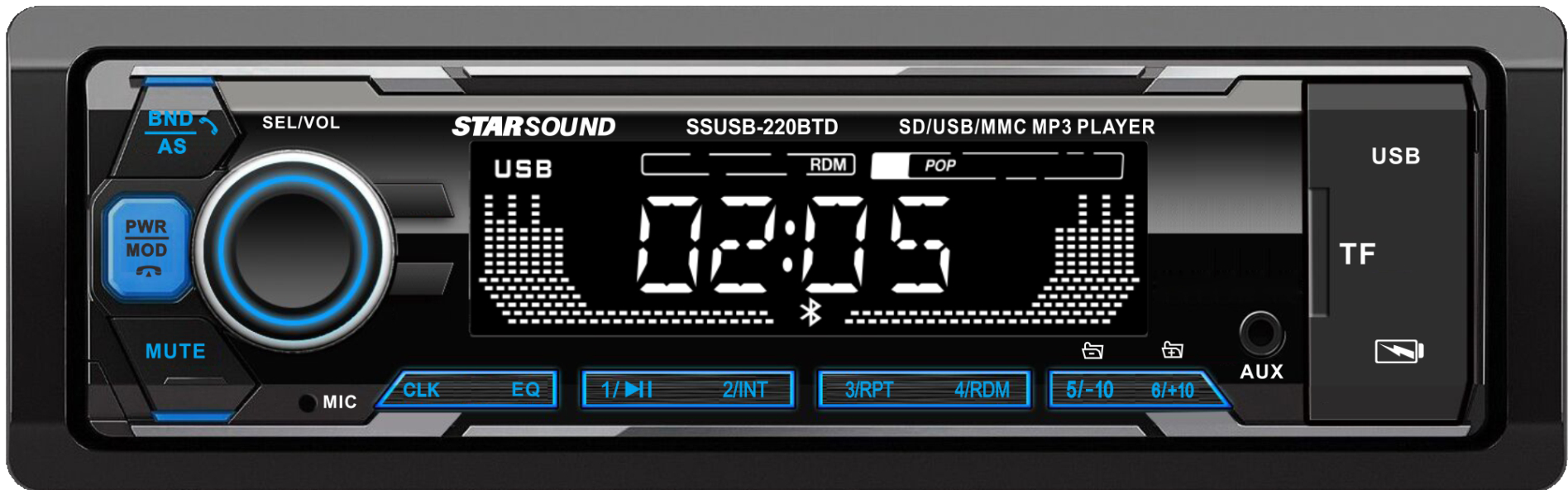 Radio - STARSOUND - SSUSB-220BTD