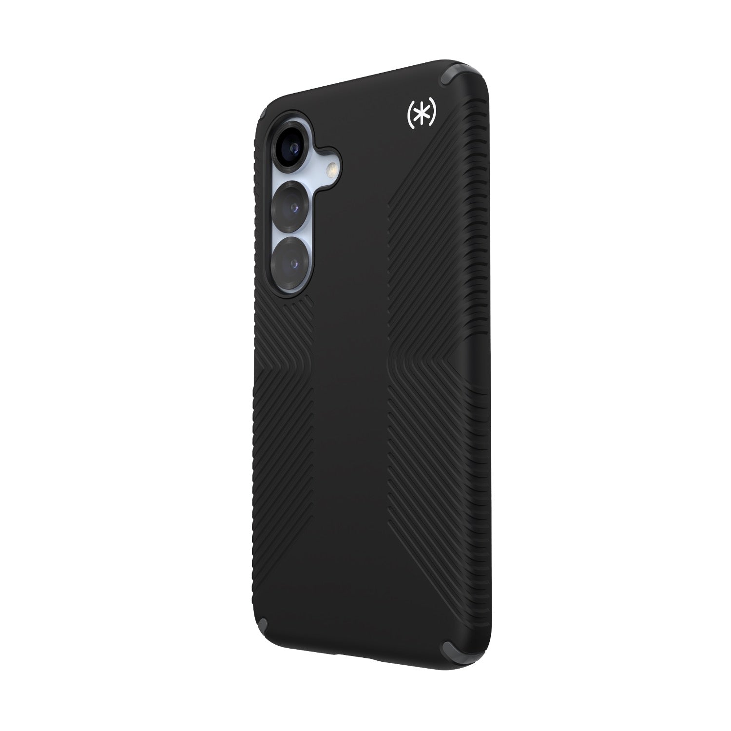 Speck Presidio2 Grip Case - Samsung Galaxy S25 - Black & Slate Grey