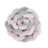Snuggletime Braided Cot Bumper Pink