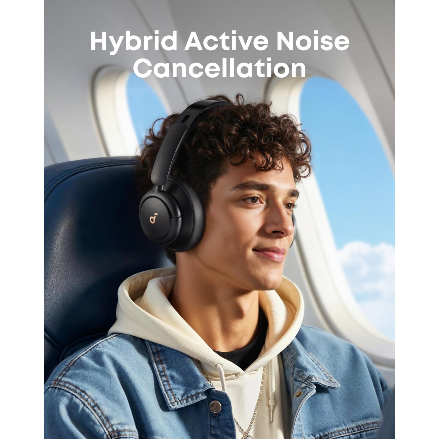 soundcore Q30 Noise Cancelling Headphones - Black