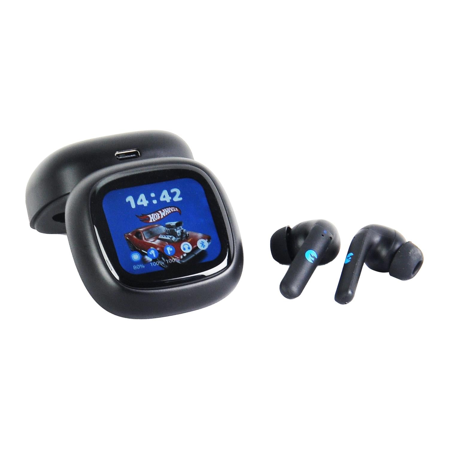 Mattel Hot Wheels ANC Wireless Earbuds - Black