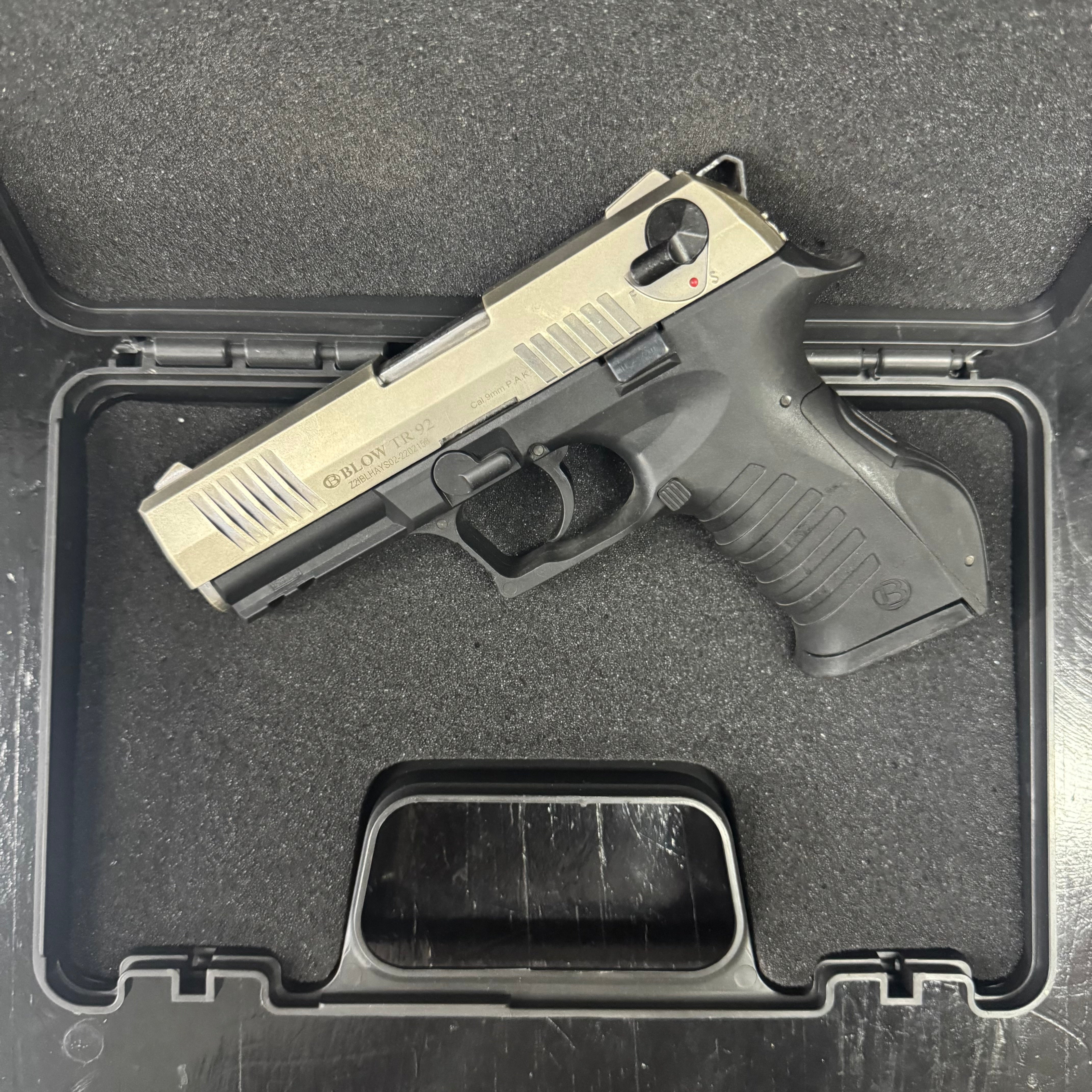 Blow TR92 Satina Blank/Pepper Gun (Semi Auto|15+1|9mm PAK)