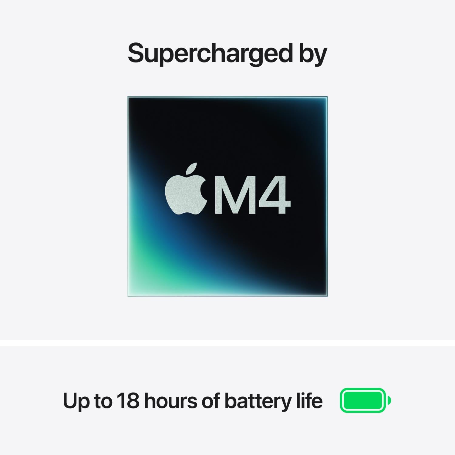 13-inch MacBook Air Apple M4 chip with 10-core CPU and 8-core GPU, 16GB, 256GB SSD - Midnight