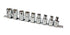 9Pc 1/2 Drive External Star Socket Set (E10-E24) AMPRO T33209