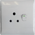 CBI Socket Single 1x16A RSA 100x100 White PS674R-P