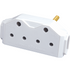 Lesco Adaptor 2x16A RSA + 2xEuromate White SK250095