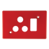 Crabtree Classic Socket Dedicated Cover Plate 4X2 Single 6546H/6/603