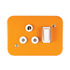 Crabtree Classic Socket Industrial Single 16A 119x83 White 7390
