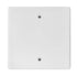 Crabtree Classic Cover Plate Blank Steel 100x100 White 6551/101P