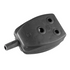 Crabtree Janus Coupler 2x16A RSA Nylon Black C1390P