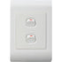 Lesco Pipelli Switch Two Lever One-Way 100x50 PVC White QLP42SW2/1