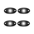 Universal Aluminium 9-LED Rocklights (White) – 4 pack