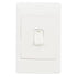 Waco W-Range Switch One Lever One-Way PVC 100x50 White