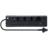 Lesco Multiplug 4x16A RSA + 3xV-Slim + 1xSchuko + 1xUSB Black 81640UB
