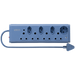Lesco Multiplug 4x16A RSA + 3xV-Slim + 1xSchuko Blue 81640TCBIB