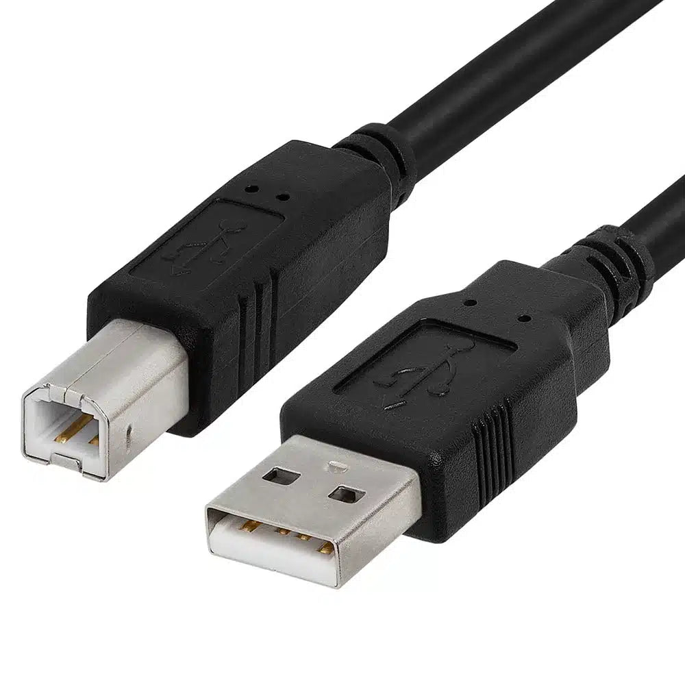 USB PRINTER CABLE A TO B MALE IN 1.8M.