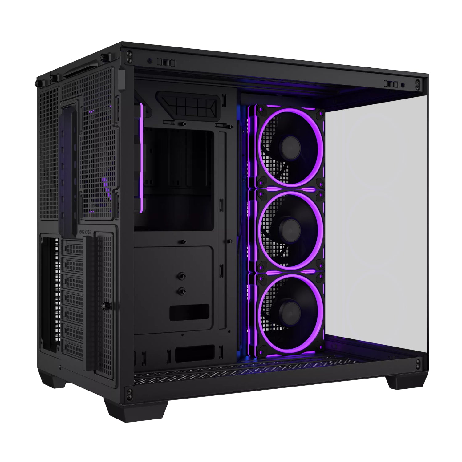 Asus A32 PLUS ARGB ATX Gaming Chassis – Black