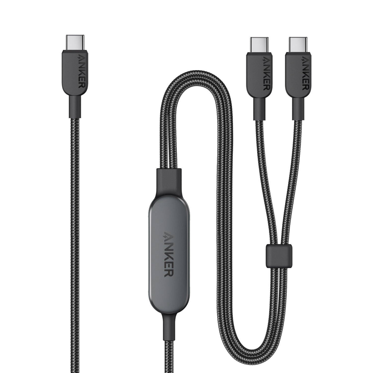 Anker 2-In-1 USB-C To USB-C Cable 140W 1.2M Cable - Black